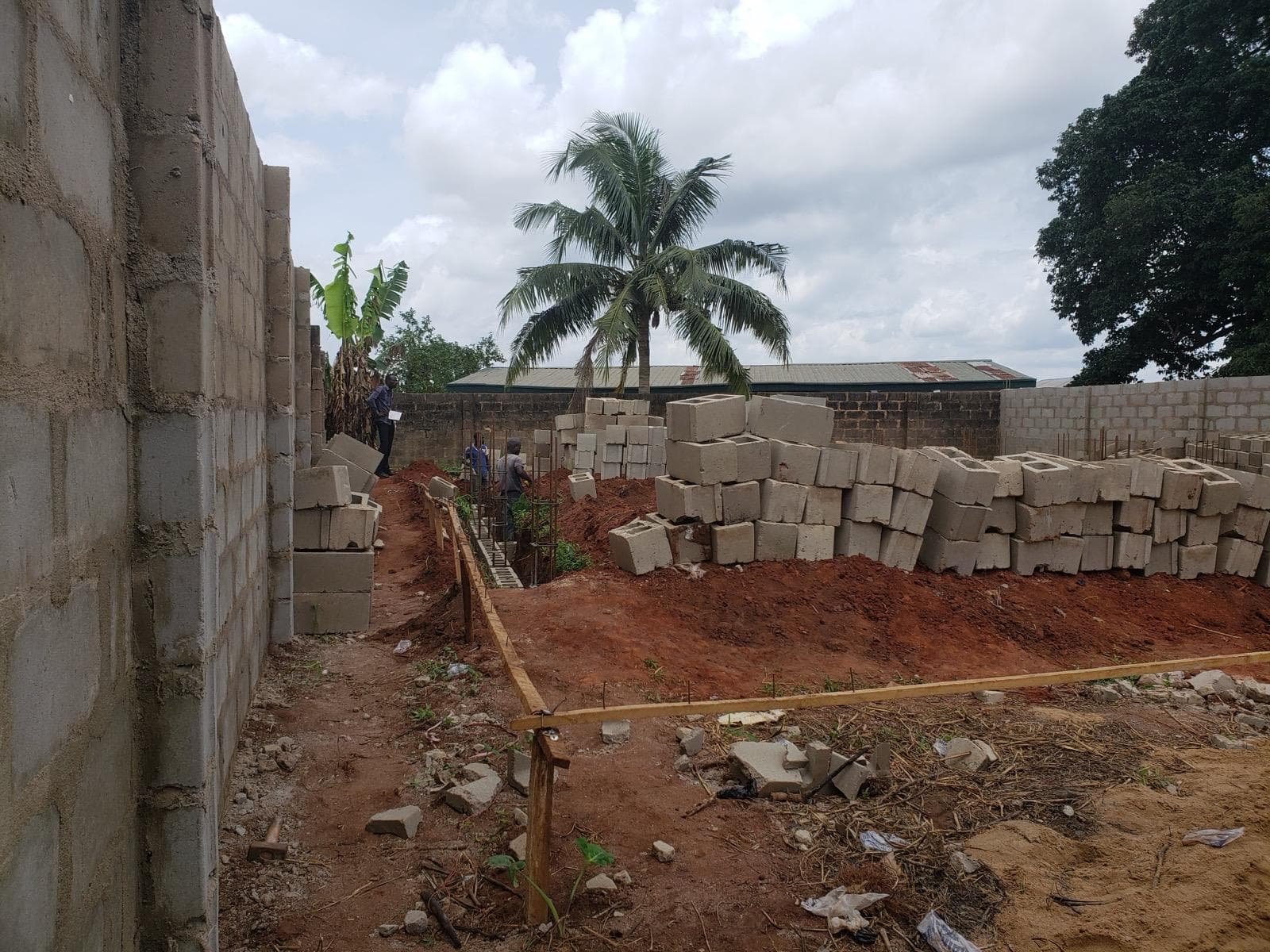 Setting of foundation block — photo 3